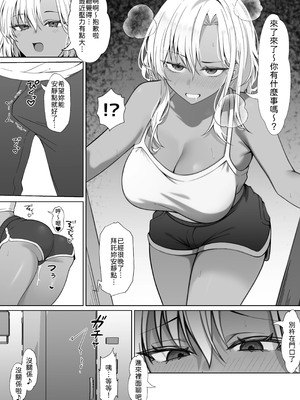 [チキンのさしみ (チキ)] 隣に住んでる爆乳黒ギャルに逆レ〇プされる話 [中譯]_04