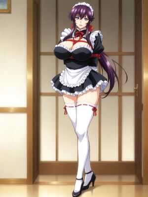 [嘎裡豬排]白崎美和子&nbsp;&nbsp;爆乳メイド狩り (Patreon) [AI Generated]_00002_808837522