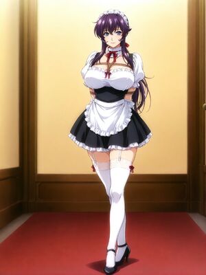 [嘎裡豬排]白崎美和子&nbsp;&nbsp;爆乳メイド狩り (Patreon) [AI Generated]_00007_808837528