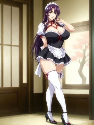 [嘎裡豬排]白崎美和子&nbsp;&nbsp;爆乳メイド狩り (Patreon) [AI Generated]_00008_808837529