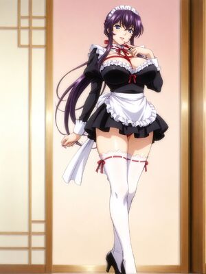 [嘎裡豬排]白崎美和子&nbsp;&nbsp;爆乳メイド狩り (Patreon) [AI Generated]_00014_808837535