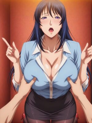 [嘎裡豬排]月島 響子&nbsp;&nbsp;巨乳人妻女教師催眠 (Patreon) [AI Generated]_00017_635058152