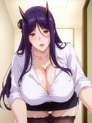 [嘎裡豬排]鬼上 夜叉&nbsp;&nbsp;Mama×Holic ～魅惑のママと甘々カンケイ～ (Patreon) [AI Generated]_00015_780937088