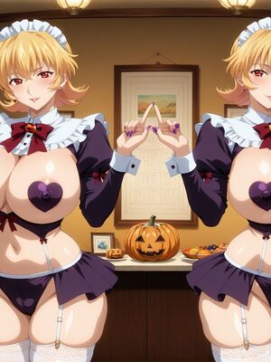 [嘎裡豬排]麗紗&nbsp;&nbsp;爆乳メイド狩り (Patreon) [AI Generated]_00021_1815045279