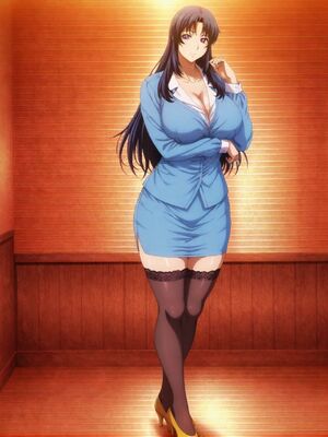 [嘎裡豬排]月島 響子 巨乳人妻女教師催眠 (Patreon) [AI Generated]_00004_2014235743