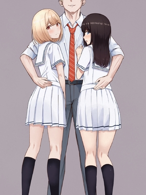 [シュクリーン] 市河いのり＆仁奈川ニコル 裏プロフィール／透けver&下着ver／イメージイラスト_09