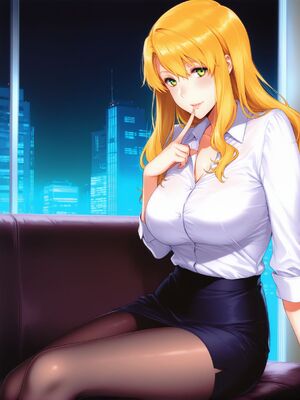 [嘎裡豬排]橘小春OL 172p 橘さん家ノ男性事情 (Patreon) [AI Generated]_0009