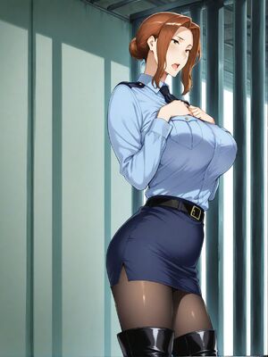 [嘎裡豬排]橘京香警服 272p 橘さん家ノ男性事情 (Patreon) [AI Generated]_0010