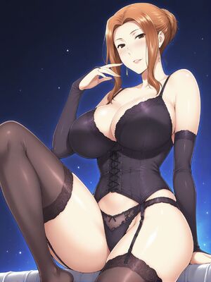 [嘎裡豬排]橘京香内衣 149p 橘さん家ノ男性事情 (Patreon) [AI Generated]_0014