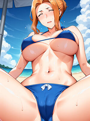 (同人CG集) [えち詩人] 淑女の戯れ 橘さ●家の快楽溺れ海デート編 (橘さん家の男性事情) [AI生成]_A2_036