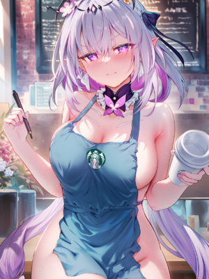 [Shinkualtt] 咖啡店员遐蝶 ︱ カフェキャストリス [AI Generated]