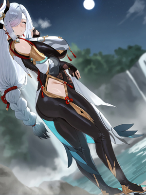 [MoriAAA]-Shenhe (AI Generated)