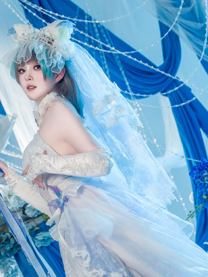 Natsuko夏夏子 - 碧蓝航线 柴郡婚纱_08_sukl