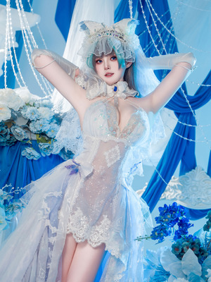 Natsuko夏夏子 - 碧蓝航线 柴郡婚纱_10_xcbc