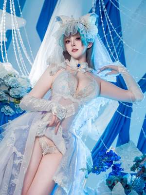 Natsuko夏夏子 - 碧蓝航线 柴郡婚纱_11_eaea