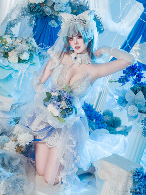 Natsuko夏夏子 - 碧蓝航线 柴郡婚纱_18_fcei