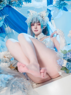 Natsuko夏夏子 - 碧蓝航线 柴郡婚纱_21_dbec