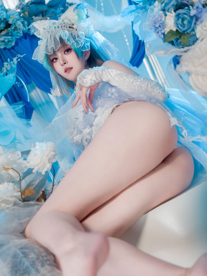 Natsuko夏夏子 - 碧蓝航线 柴郡婚纱_28_acbl