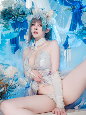 Natsuko夏夏子 - 碧蓝航线 柴郡婚纱_43_ldiv