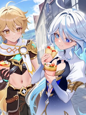 [Pixiv] 青德坊 - 浮沫蜃夢——フォカロルス フリーナ (107479500) [Ai generated]_022_Focalors_22