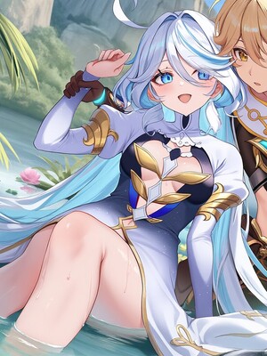 [Pixiv] 青德坊 - 浮沫蜃夢——フォカロルス フリーナ (107479500) [Ai generated]_031_Focalors_31