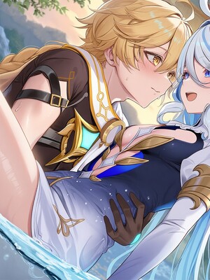 [Pixiv] 青德坊 - 浮沫蜃夢——フォカロルス フリーナ (107479500) [Ai generated]_032_Focalors_32