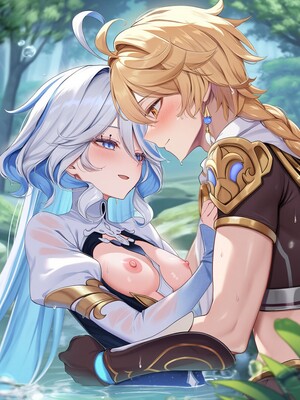 [Pixiv] 青德坊 - 浮沫蜃夢——フォカロルス フリーナ (107479500) [Ai generated]_049_Focalors_49