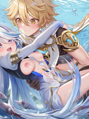 [Pixiv] 青德坊 - 浮沫蜃夢——フォカロルス フリーナ (107479500) [Ai generated]_051_Focalors_51