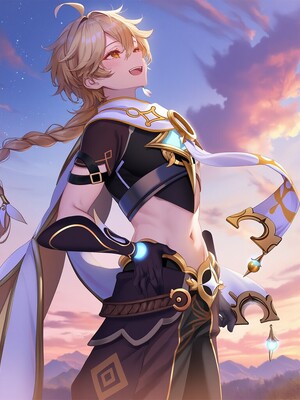 [Pixiv] 青德坊 - 浮沫蜃夢——フォカロルス フリーナ (107479500) [Ai generated]_142_Focalors_143