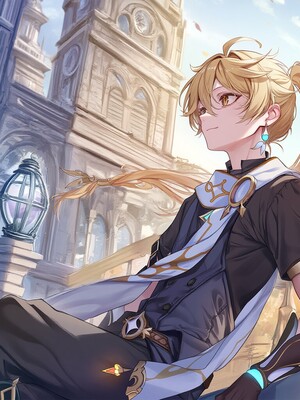 [Pixiv] 青德坊 - 浮沫蜃夢——フォカロルス フリーナ (107479500) [Ai generated]_158_Focalors_159