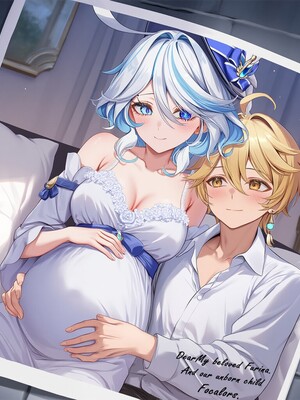 [Pixiv] 青德坊 - 浮沫蜃夢——フォカロルス フリーナ (107479500) [Ai generated]_160_Focalors_161