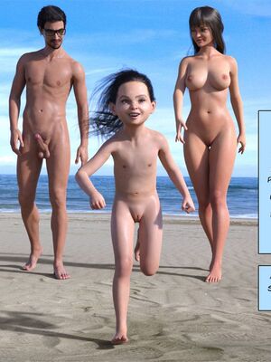 [Tieneretsu] My niece and daughter are nudists!_042--041_family_beach