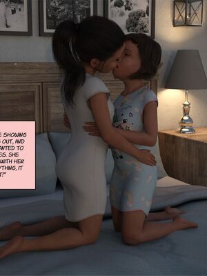 [Tieneretsu] My niece and daughter are nudists!_075--074_kiss_on_the_bed