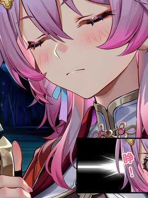 [Pixiv] 青德坊 -初花习剑录·承欢（中）——三月七（巡猎／肚兜）[AI Generated]_236_142232372_p35_