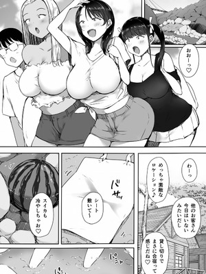 [こどもとこども (いたちまき)] ぼっちの俺が巨乳ギャル3人に誘惑されてる件〜えっち合宿編〜_10_cfsj