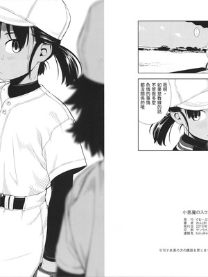 (コミティア115) [ぐる～ぷひのらん (わんぱく)] 小悪魔のスコアブック [中国翻訳]