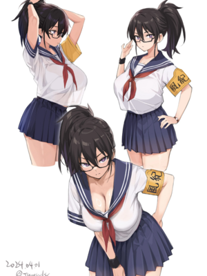 [TRY&amp;方言二人社会 (TRY方言)]新しい風紀委員長が巨乳すぎる件 Ⅰ-Ⅲ(含眼鏡無し)+憧れの生徒会長が巨乳すぎる件 Ⅰ-Ⅱ&生徒会の女子たちが巨乳すぎる件 [中国語][無修正][DL版]_306_zxds