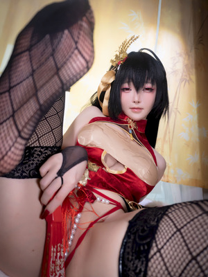 一小央泽 大凤旗袍_018_fuej