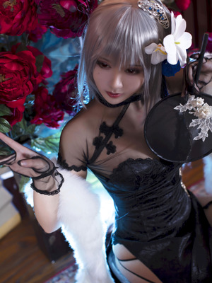 洛璃 LoLiSAMA 碧蓝航线 路易九世旗袍_04_iyqw