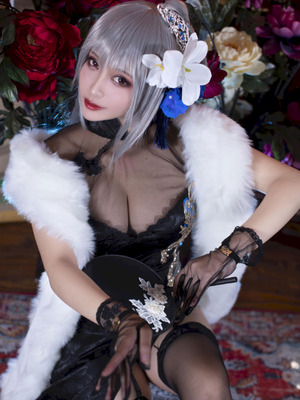 洛璃 LoLiSAMA 碧蓝航线 路易九世旗袍_08_dbro