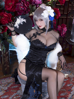 洛璃 LoLiSAMA 碧蓝航线 路易九世旗袍_11_mdpd