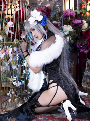 洛璃 LoLiSAMA 碧蓝航线 路易九世旗袍_21_oqji