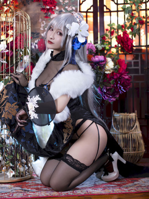 洛璃 LoLiSAMA 碧蓝航线 路易九世旗袍_24_plss