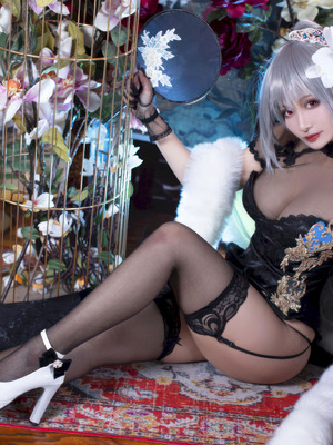 洛璃 LoLiSAMA 碧蓝航线 路易九世旗袍_27_jgsc