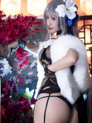 洛璃 LoLiSAMA 碧蓝航线 路易九世旗袍_40_bphb