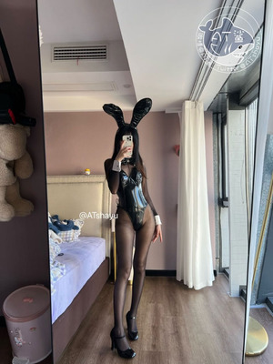 AT鲨 - 连体黑丝兔女郎 Black Stocking Bunny_021_dacm