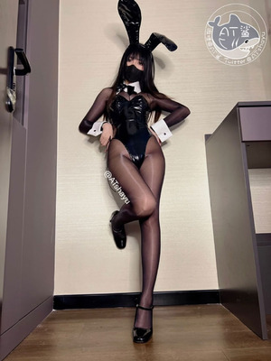 AT鲨 - 连体黑丝兔女郎 Black Stocking Bunny_144_dwax