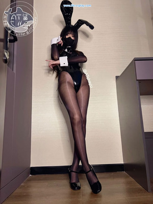 AT鲨 - 连体黑丝兔女郎 Black Stocking Bunny_154_pwtb