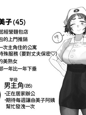 [でんきねこ (とく)] 抜きアリ！訪問パン屋のエロおばさん [我愛毛毛] [DL版]_02_jjfl