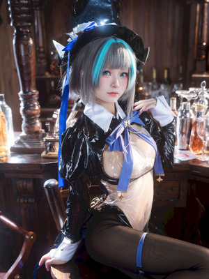 九柒喵 碧蓝航线 柴郡兔女郎_02_lfan